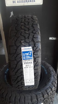 Lt265/70/17 all terrain