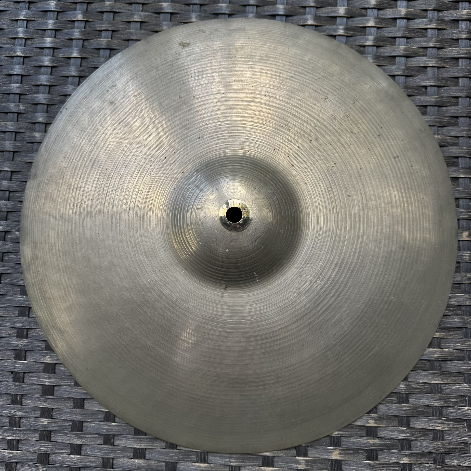 Vintage Zildjian Avedis 13” Trans Stamp (1(contact info removed)) Paper Thin Cymbal