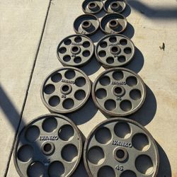 Revolver Ivanko Complete Olympic Weights Set  In Good Condition