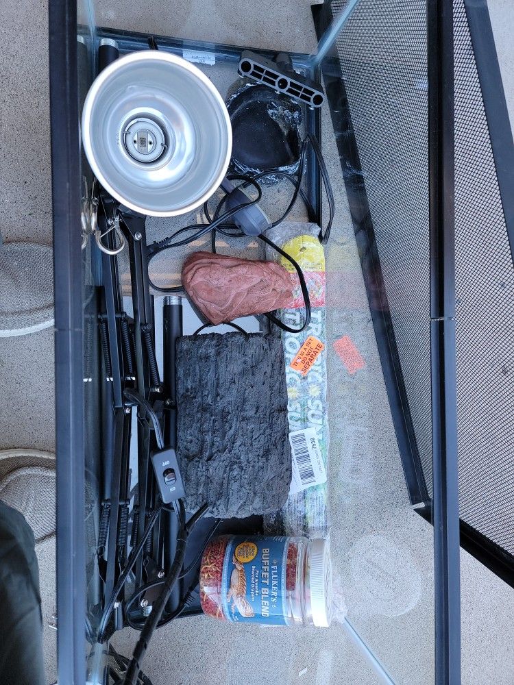 Tank And Accessories For Reptile 35 Gallon Tank