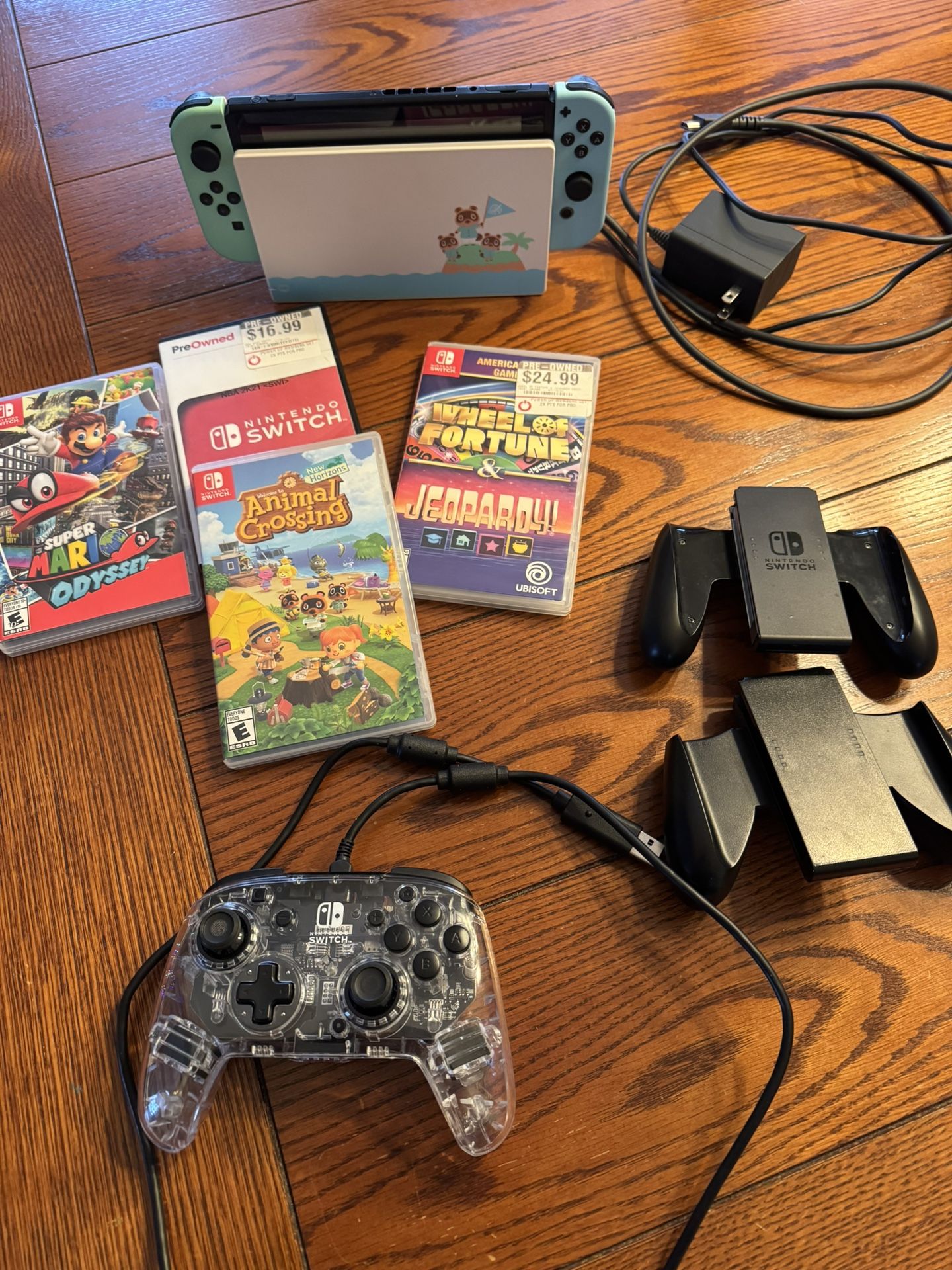 Nintendo Switch Animal Crossing Edition Bundle – Excellent Condition