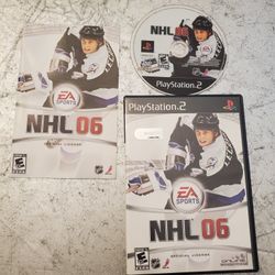 Playstation 2 PS 2 NHL Hockey 06 video game