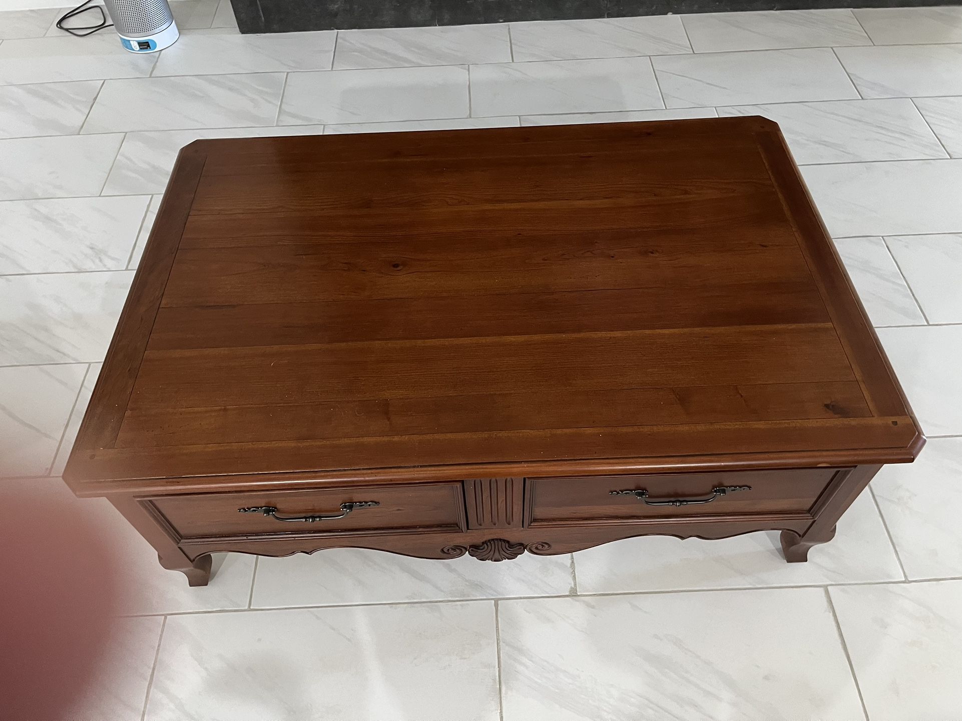 Ethan Allen Cherry Coffee Table