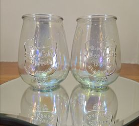 Set of 4 Iridescent Wine Glasses