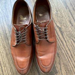 Allen Edmonds La Salle Men Shoes Size 13 Brown Leather Dress Shoes 