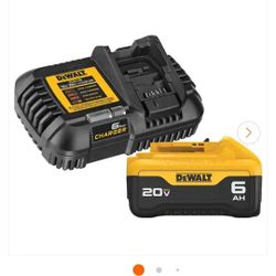 20V Max LITHIUM-ION 6.0 Ah Battery And Charger 