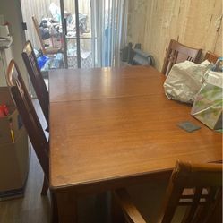 Brown Dining Room Table 