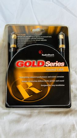 RadioShack Gold Series 12ft Coax Cable - New/Sealed