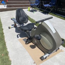 Recumbent Bike + Rower Combo