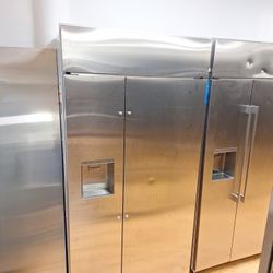 42" Inch Side By Side Refrigerator And Freezer Built In Ge Monogram 