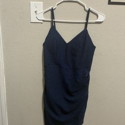 Navy Blue Hoco Dress 