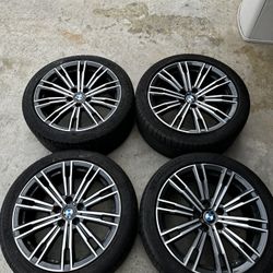 BMW M340I OEM wheels set