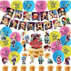 Friday Night Funkin Themed Birthday Party Decorations
