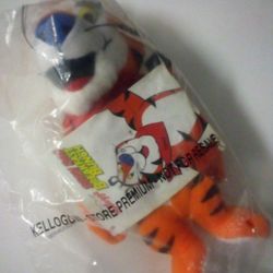 Kellogg's Collectable Bean Bag Stuffed Toys Toy  Tony The Tiger Dig Em  Beanie Baby 