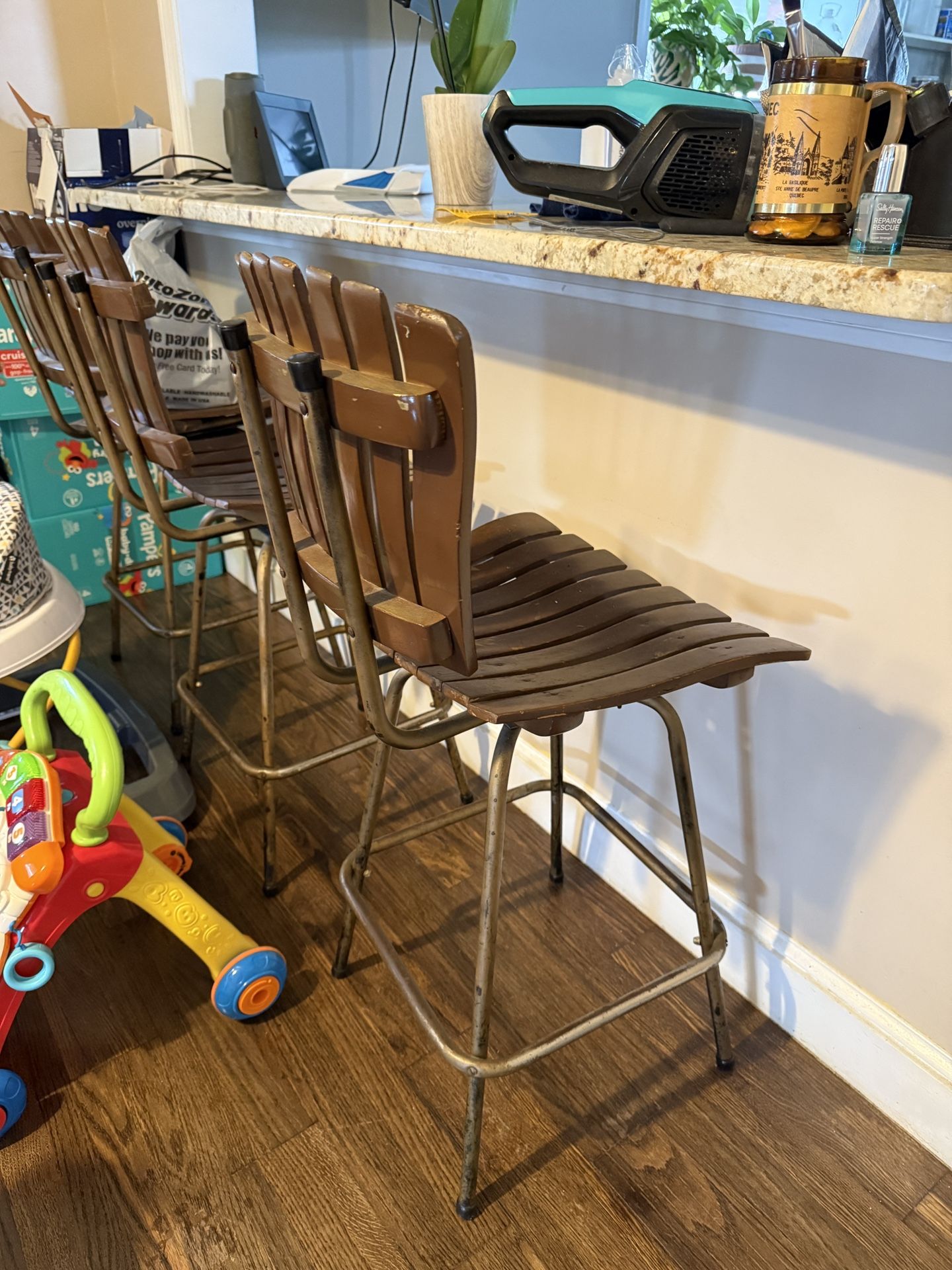 3 high chairs