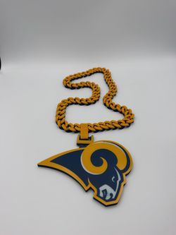 3D printed hype chain/ LA Rams old logo/ Football hype chain