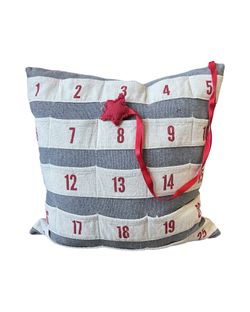 Advent Calendar Throw Cushion