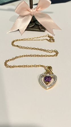 Necklace With Real Stone Pendant 