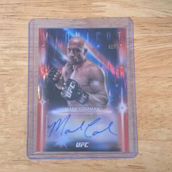 2025 Midnight Mark Coleman UFC Legend Glimmer Graph Autograph 