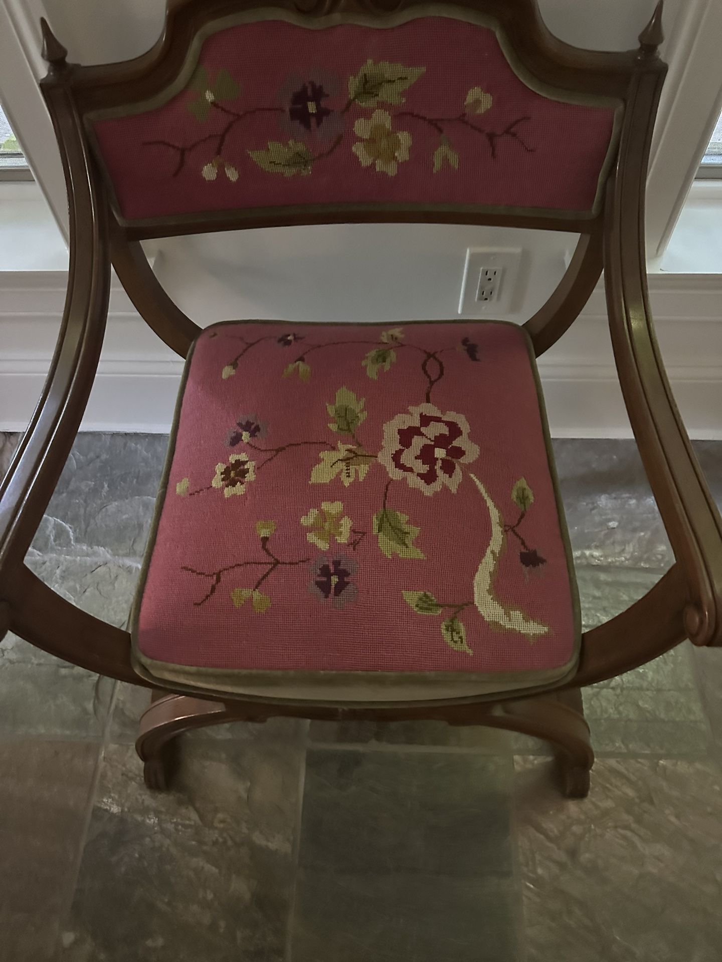 Needlepoint Vintage Chair