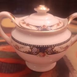 Camwood Ivory Universal Cambridge Sugar Bowl