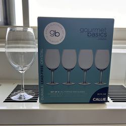 Mikasa Gourmet basics 4-piece wine glasses