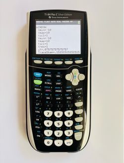 Texas Instruments TI-84 Plus C Silver Edition Graphing Calculator LCD