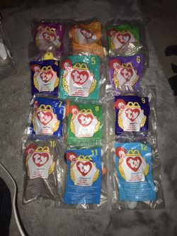 1998 McDonald’s Ty Set 1-12 