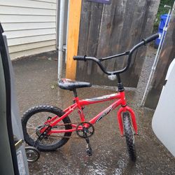 16" HUFFY RICK IT toddlers Bike W/ Removable Training Wheels