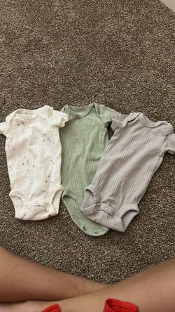3 Newborn Carter’s Onsies