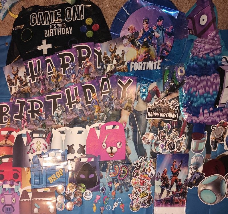 Fortnite Birthday Party Decorations/ Party Supples