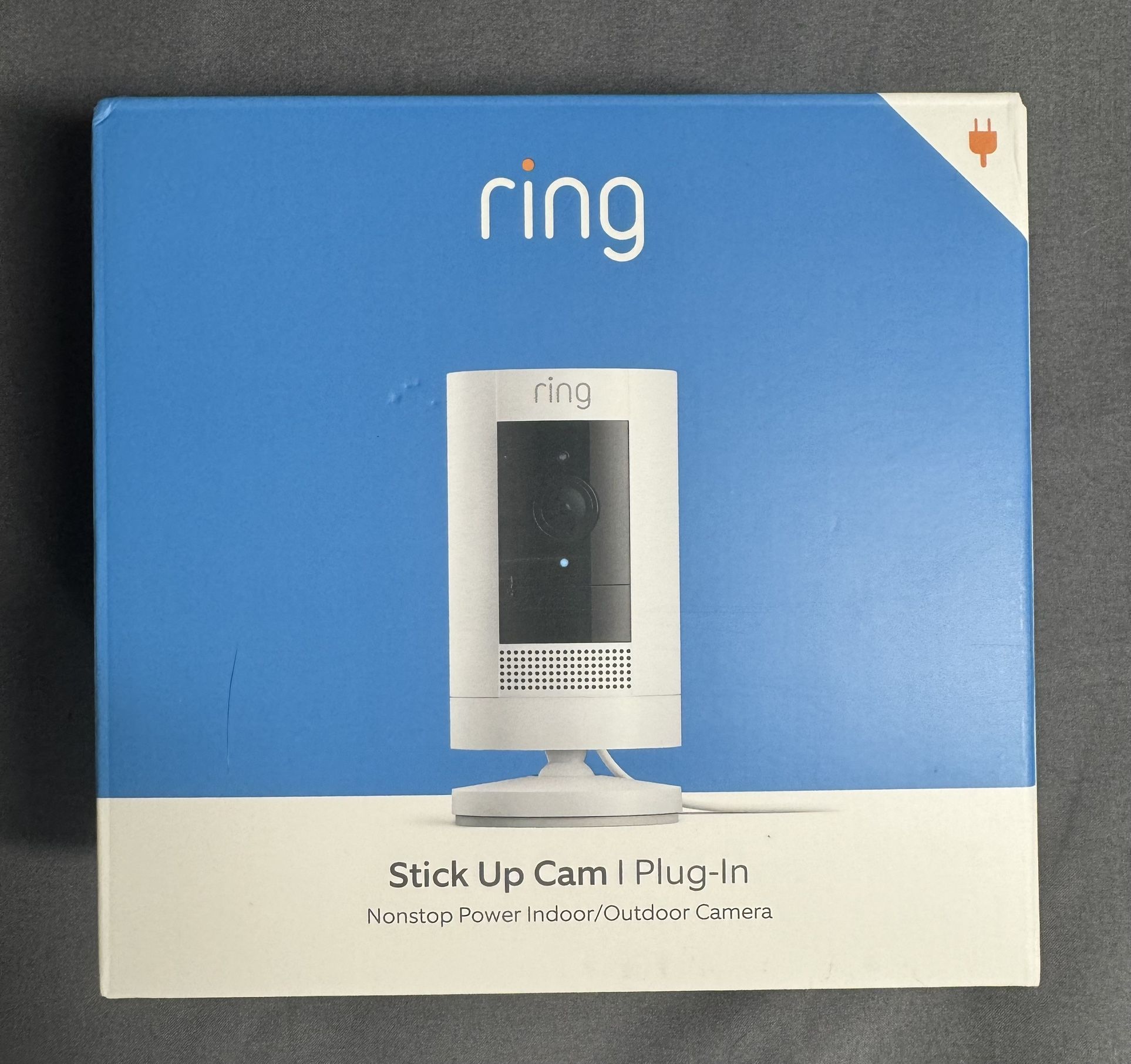 RING STICK UP CAM PLUG-IN BRAND NEW