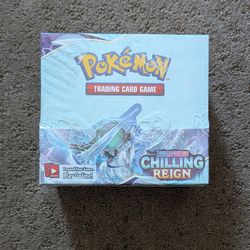 Pokemon Chilling Reign Booster Box Sealed