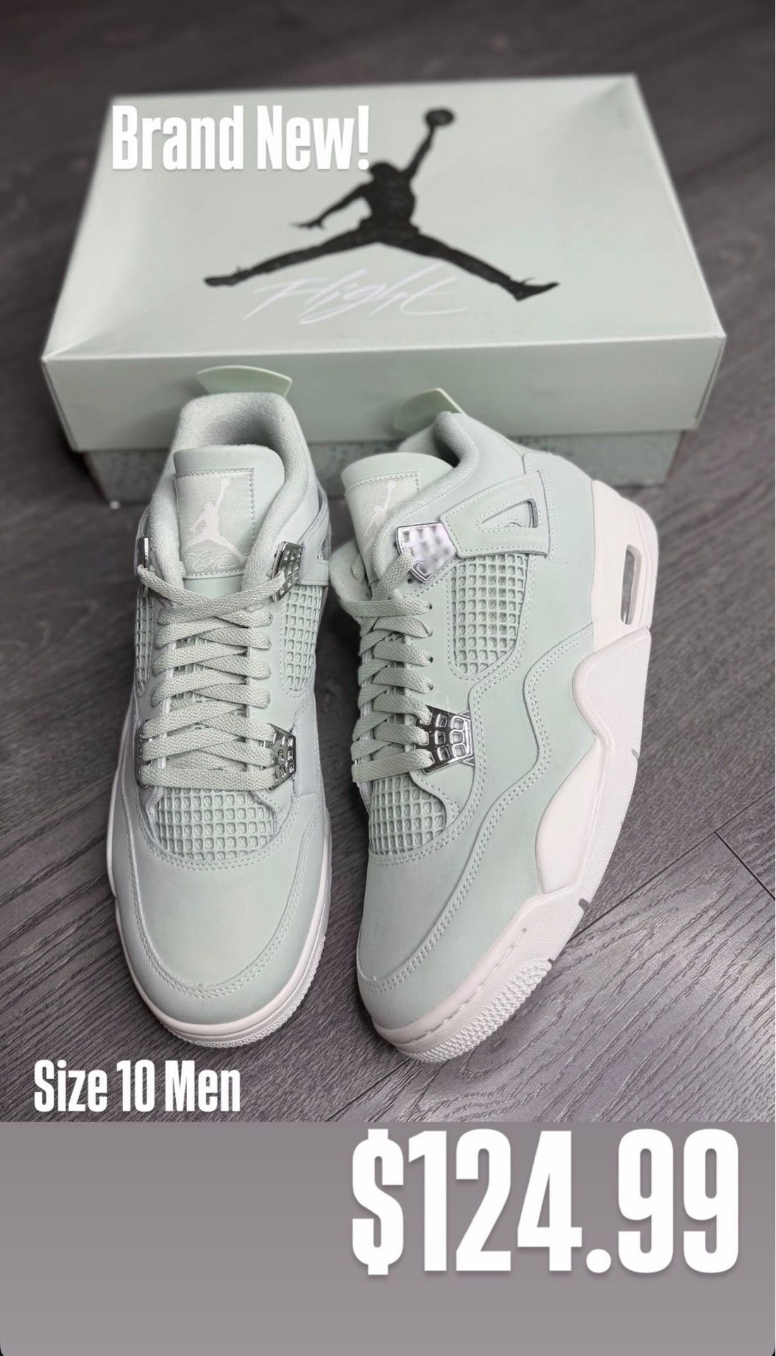 Jordan 4 Seafoam Sail