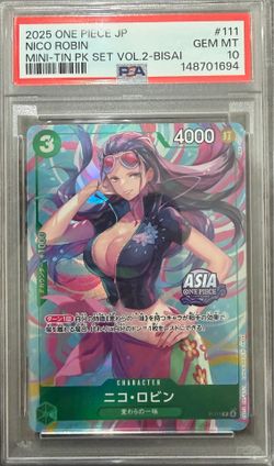 2025 one piece Nico Robin PSA10