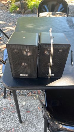 Speakers with plugs