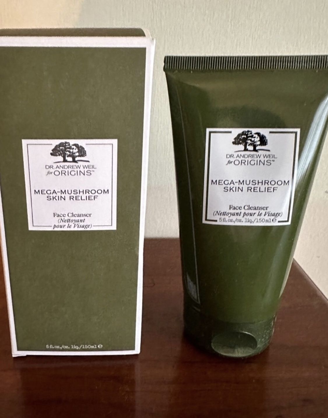 NIB Dr. Andrew Weil For Origins MEGA MUSHROOM SKIN RELIEF Face Cleanser New