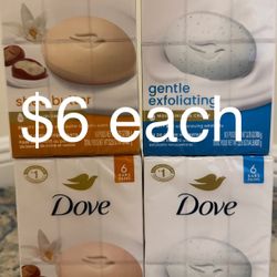 Dove Bar Soap, Olay Bar Soap And Scrub
