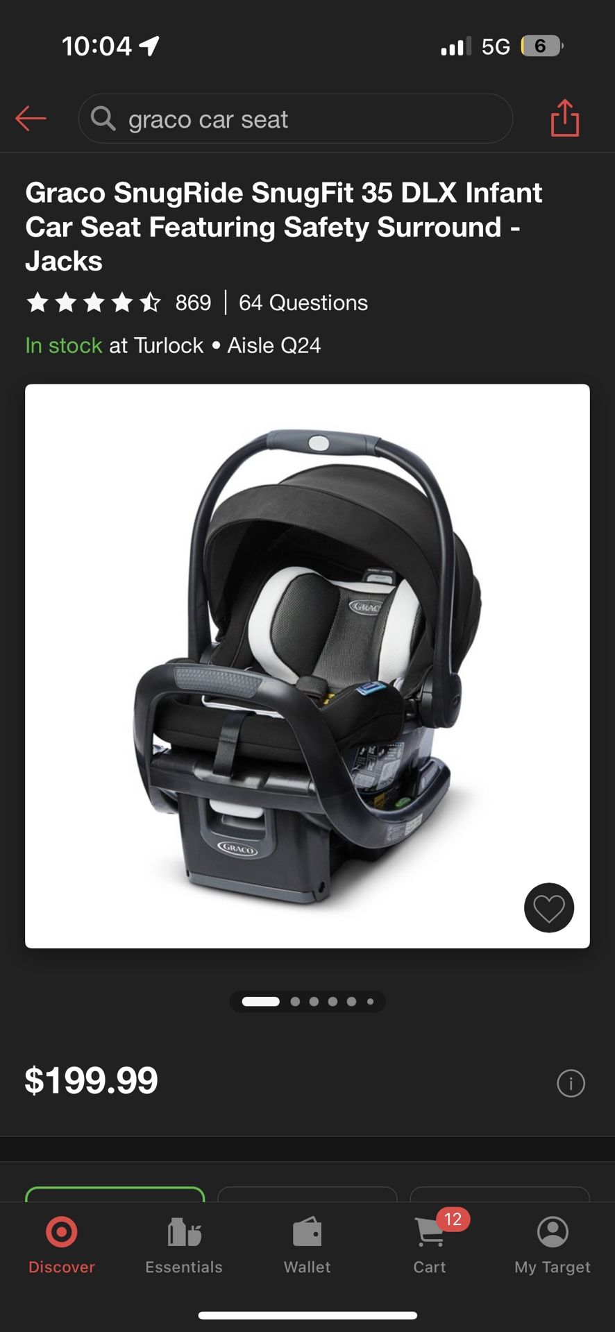 Graco Infant Car Seat And Base