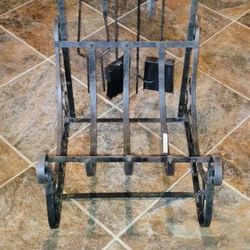 Firewood Holder With Tools