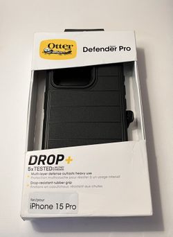 New iPhone 15 Pro Otterbox Defender Series Pro Case (Black)