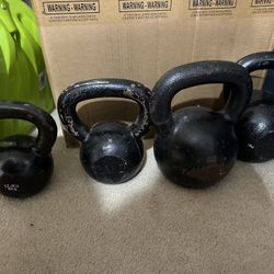 Cast Iron Kettlebells (price per kettlebell varies)