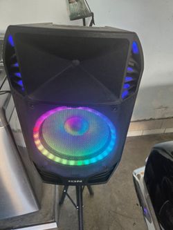 ION Speaker w/lights, portable and Bluetooth