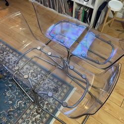 IKEA Clear Chair- TOBIAS 