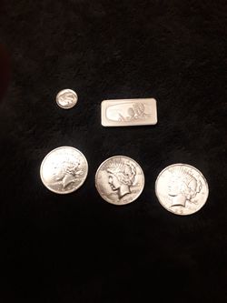 Silver dollars 90% silver 4 total