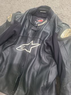 Alpinestars Leather Racing Motorcycle Jacket