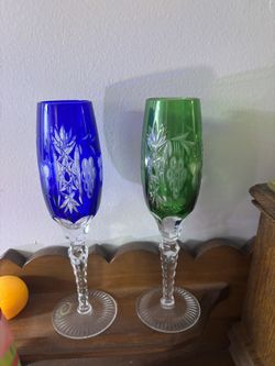 Ajka Collectible Champagne Flutes