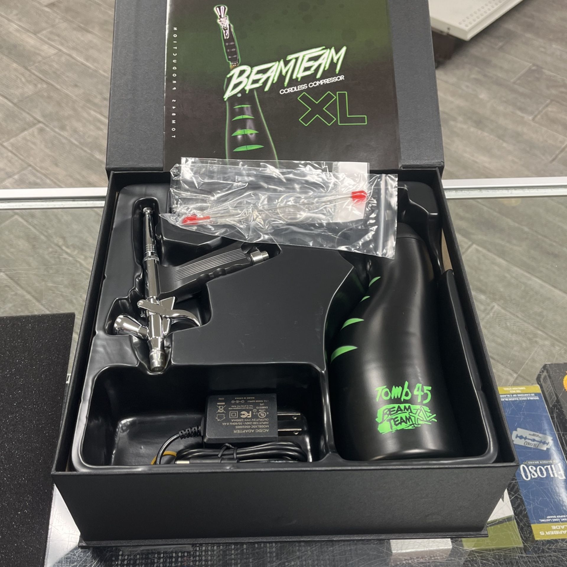 Tomb45 Cordless Air compressor for Enhancements