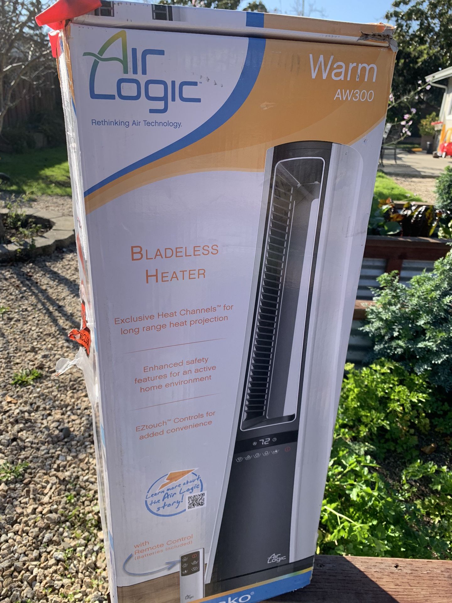 Lasko Bladeless Heater With Remote