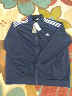 NWT Adidas 3 Stripe Track Jacket. Size 2XL. $30